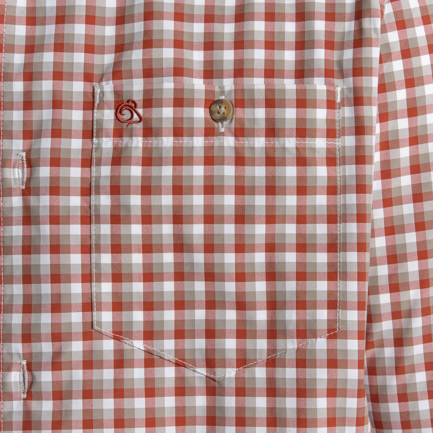 Men's NosiLife Nuoro Check Long Sleeved Shirt | Red Beach Check