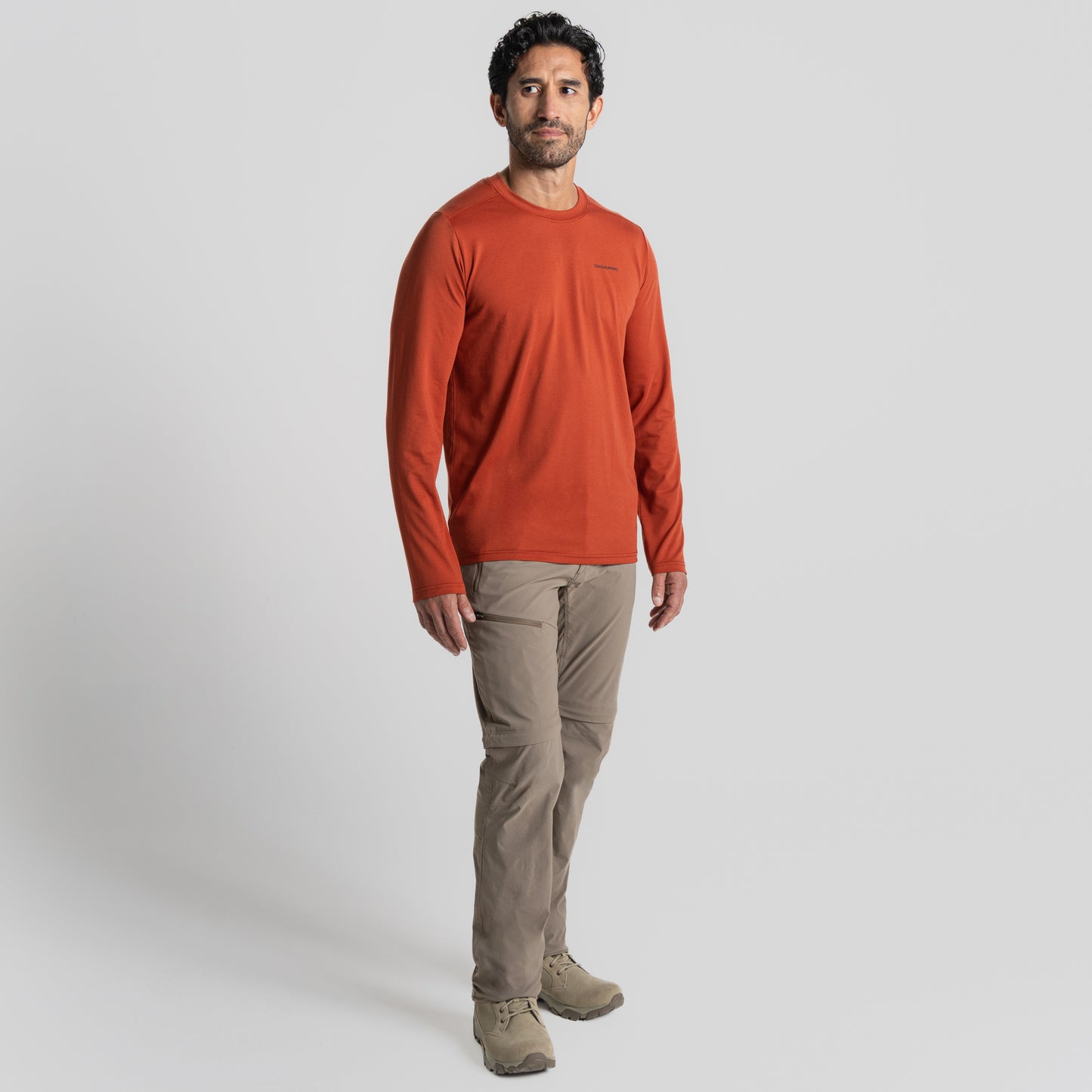Men's - Nosilife Abel Long Sleeved T-Shirt | Red Beach
