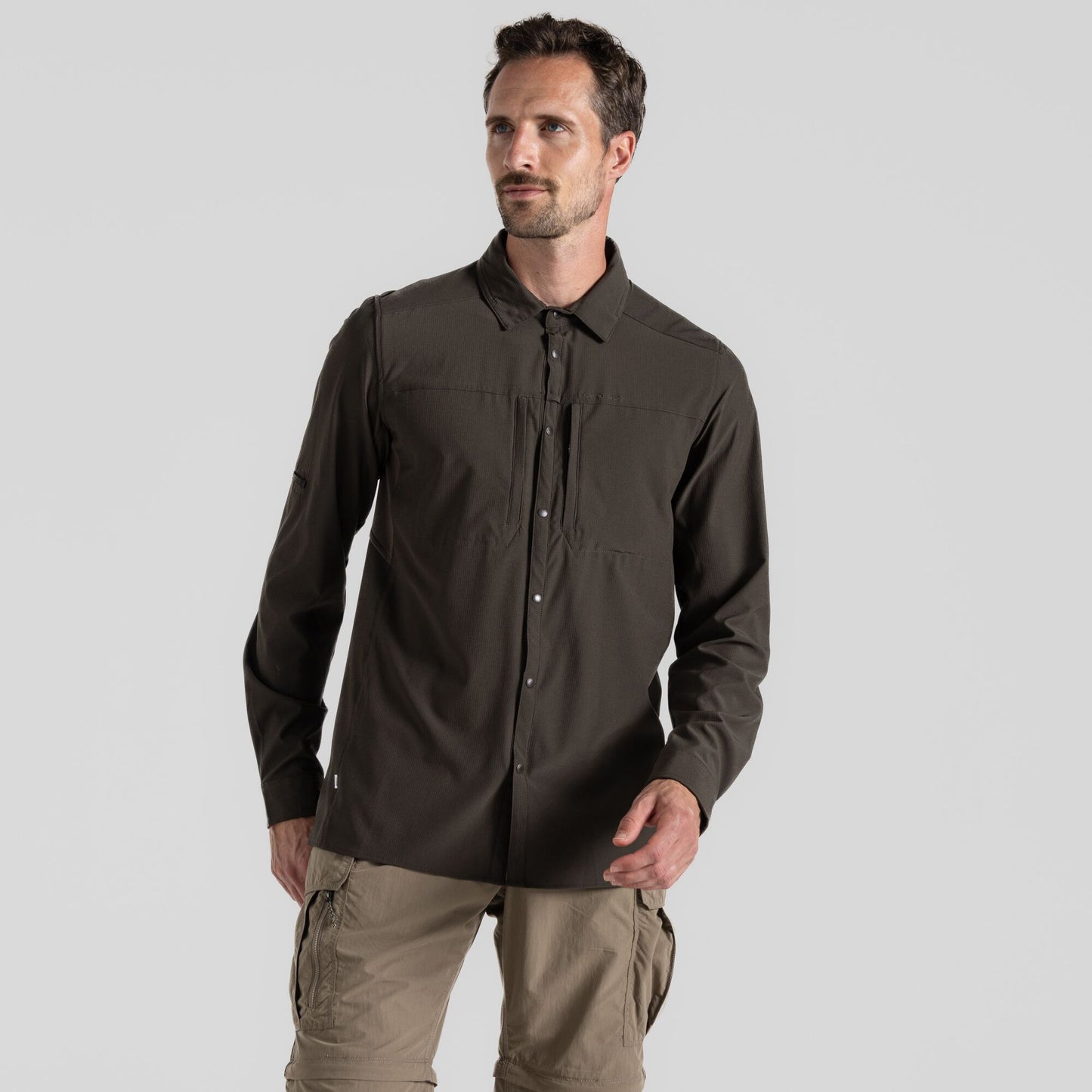 Men's - NosiLife Pro Long Sleeved Shirt V (Woodland Green)