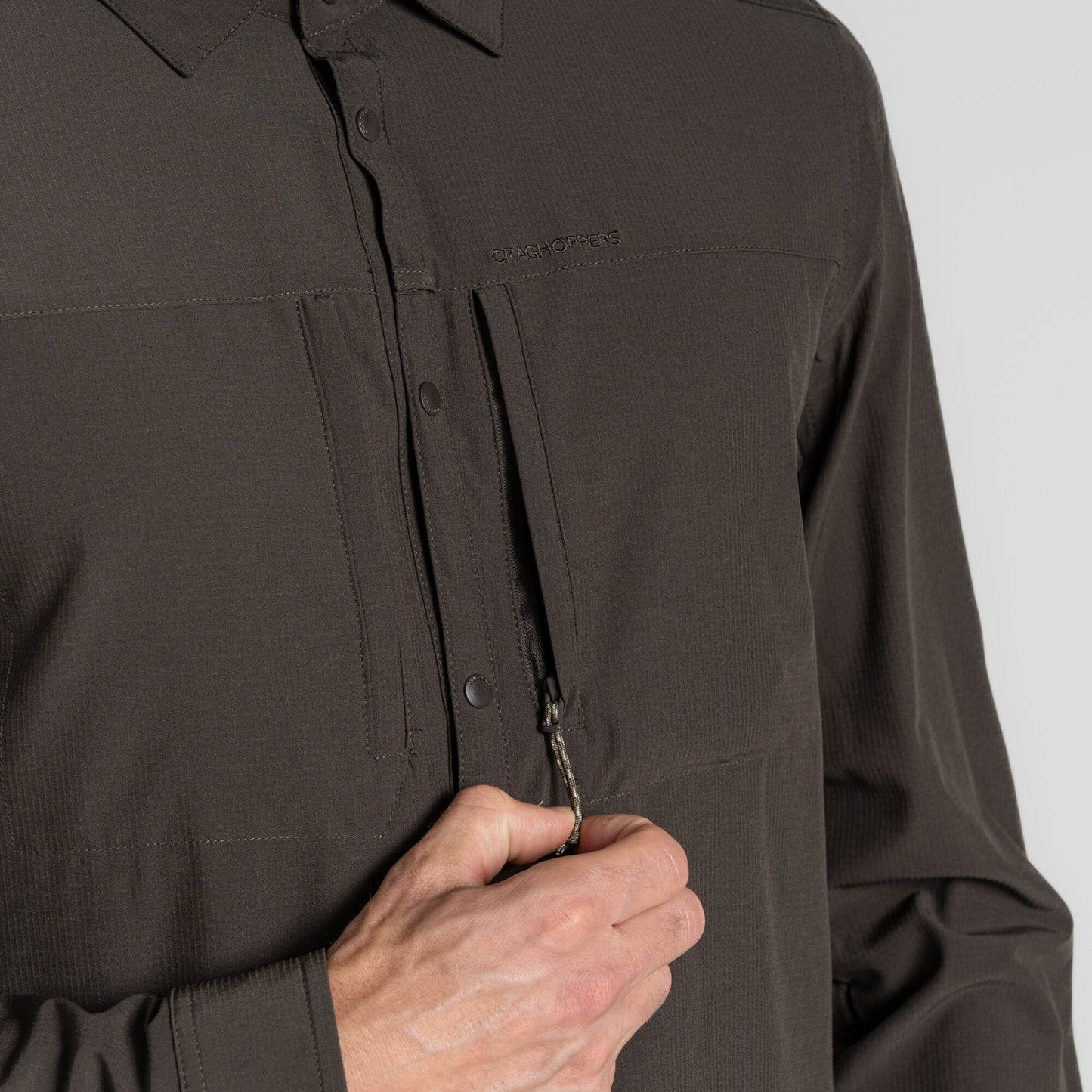 Men's - NosiLife Pro Long Sleeved Shirt V (Woodland Green)