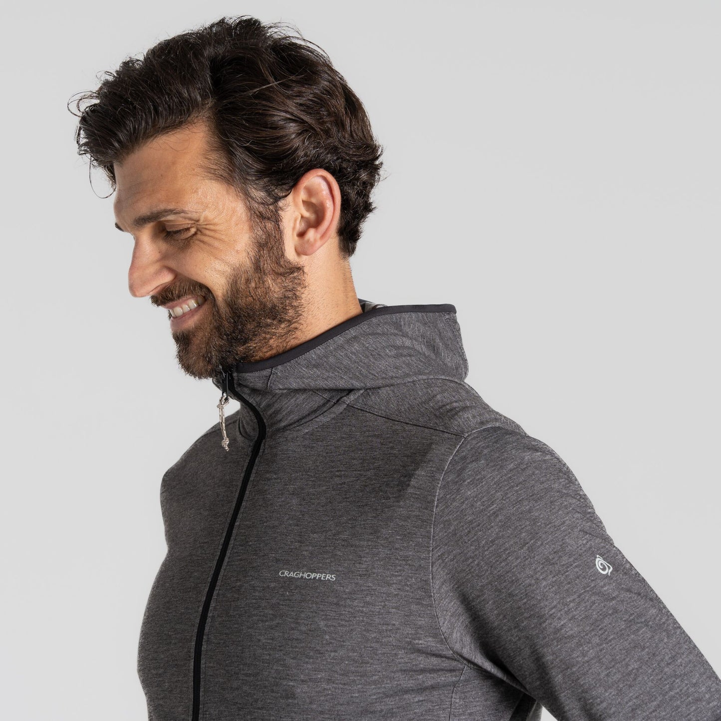 Men's - NosiLife Deft Hooded Jacket (Black Pepper)