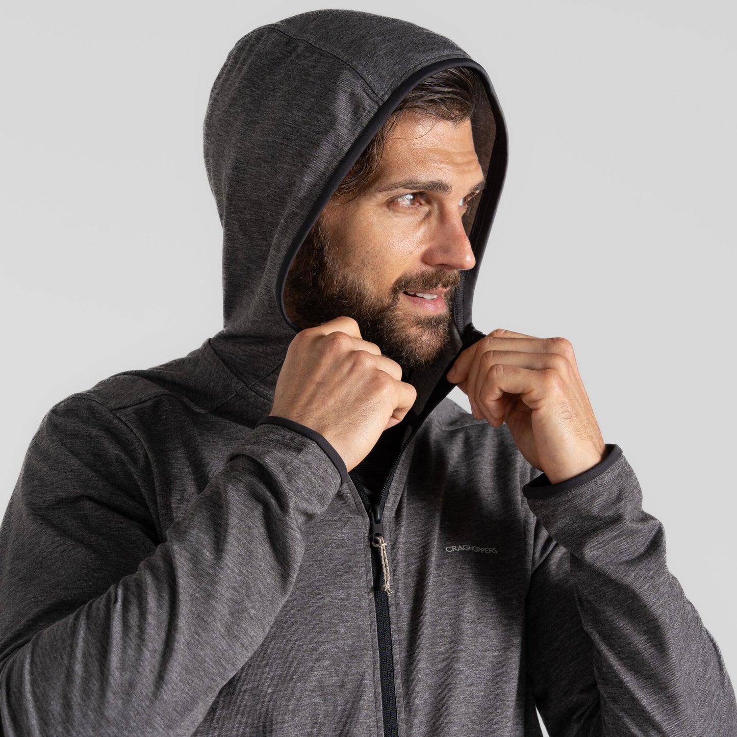 Men's - NosiLife Deft Hooded Jacket (Black Pepper)